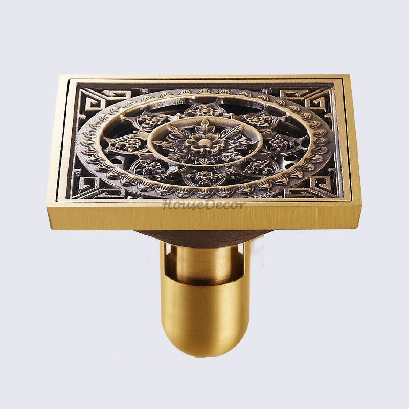 Bronze shower drain detailed product view additional view