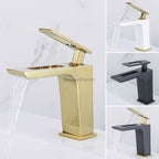 Modern bath shower mixer tap waterfall spout main view