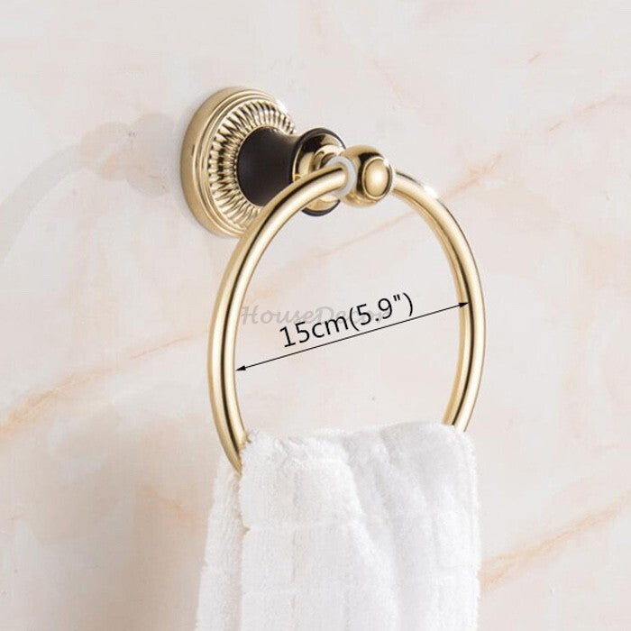 Modern towel ring wall mounted design additional view