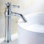 Chrome bath shower mixer tap swivel spout main view