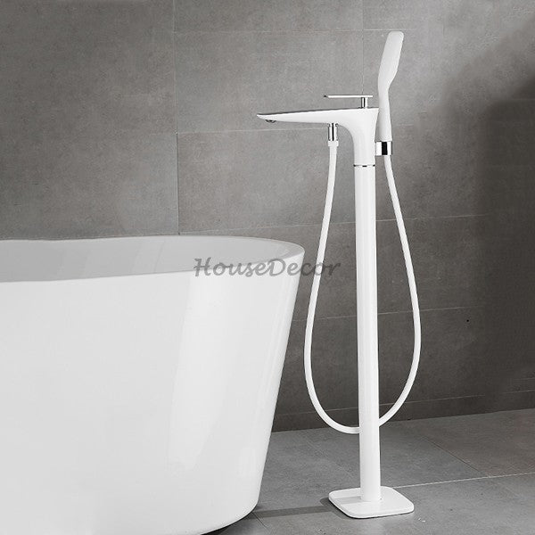 Modern bath shower mixer tap handheld shower set main view