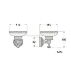 Black Brass home product wall mounted design additional view