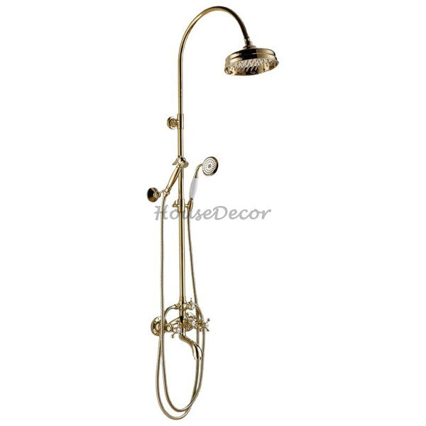 Modern bath shower mixer tap handheld shower set main view