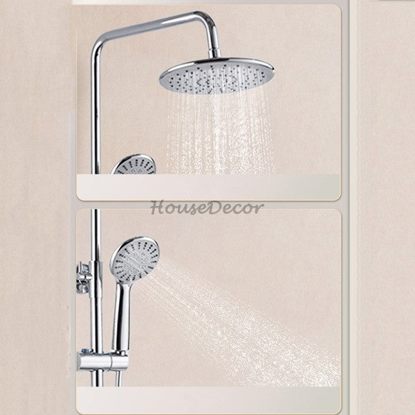 Modern shower head thermostatic control additional view