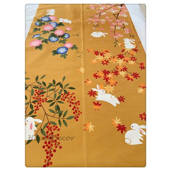 Modern Fabric doorway curtain detailed product view detail view