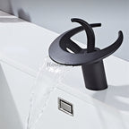 Modern bath shower mixer tap waterfall spout additional view