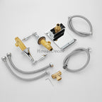 Modern bath shower mixer tap waterfall spout additional view