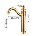 Gold bath shower mixer tap swivel spout additional view