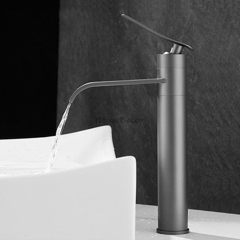 Modern Brass bath shower mixer tap waterfall spout additional view