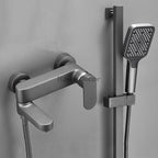 Modern bath shower mixer tap handheld shower set main view