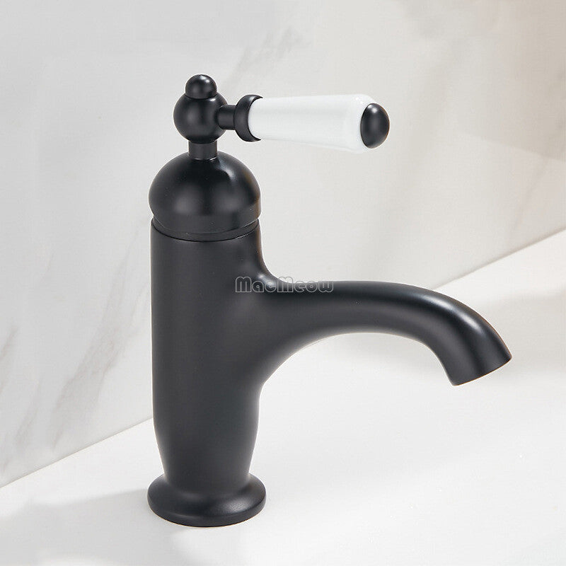 Modern Ceramic bathroom basin mixer tap detailed product view detail view