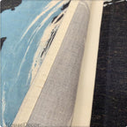 Blue Fabric doorway curtain room divider design additional view