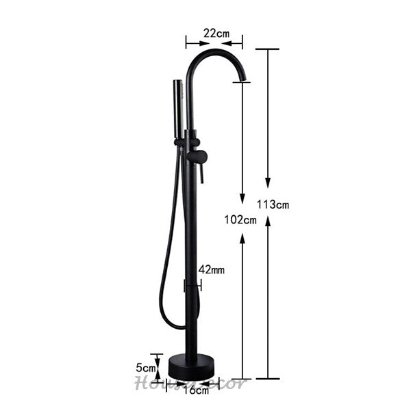 Modern bath shower mixer tap handheld shower set additional view