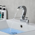 Modern bath shower mixer tap waterfall spout additional view