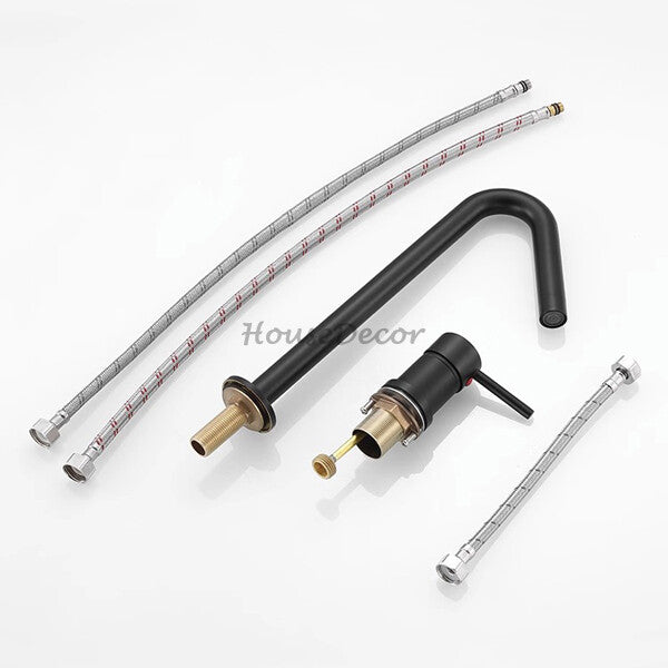 Modern bath shower mixer tap single lever control additional view