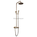 Modern Brass bath shower mixer tap wall mounted design main view