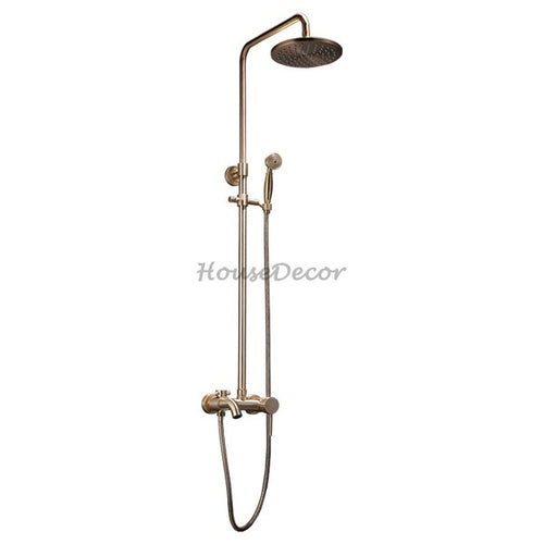 Modern Brass bath shower mixer tap wall mounted design main view