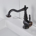 Black Brass bath shower mixer tap swivel spout additional view