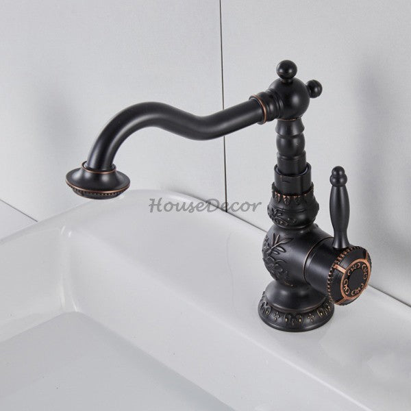 Black Brass bath shower mixer tap swivel spout additional view