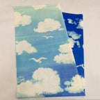 White Fabric doorway curtain room divider design detail view
