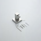 Modern Stainless Steel robe hook wall mounted design detail view