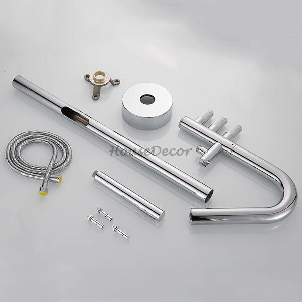 Modern bath shower mixer tap floor mounted design additional view