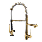 Modern kitchen sink mixer tap swivel spout main view