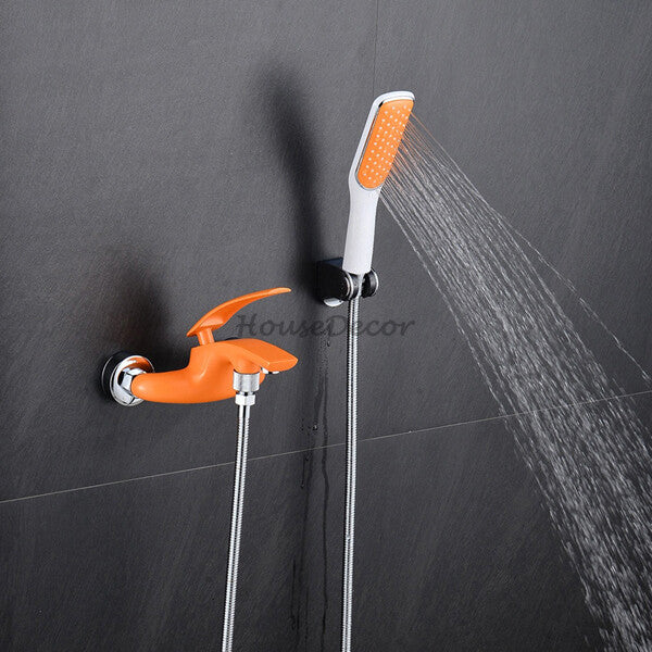 Modern bath shower mixer tap wall mounted design additional view