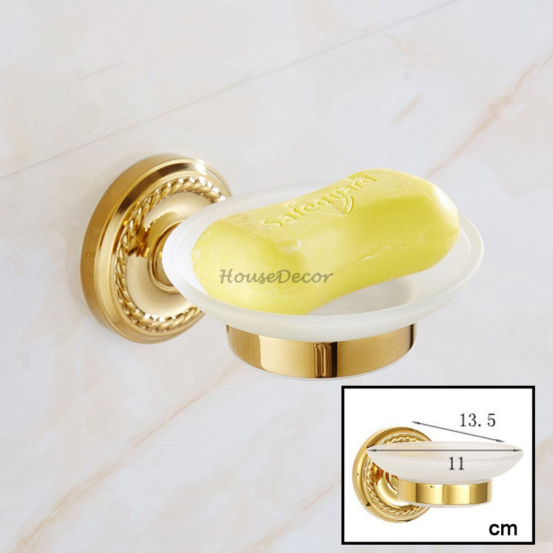 Gold Brass towel rack detailed product view additional view