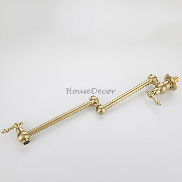 Modern Brass kitchen sink mixer tap swivel spout additional view