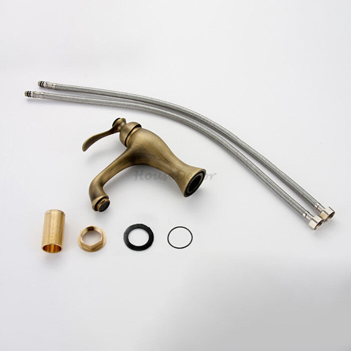 Antique Brass bath shower mixer tap detailed product view detail view