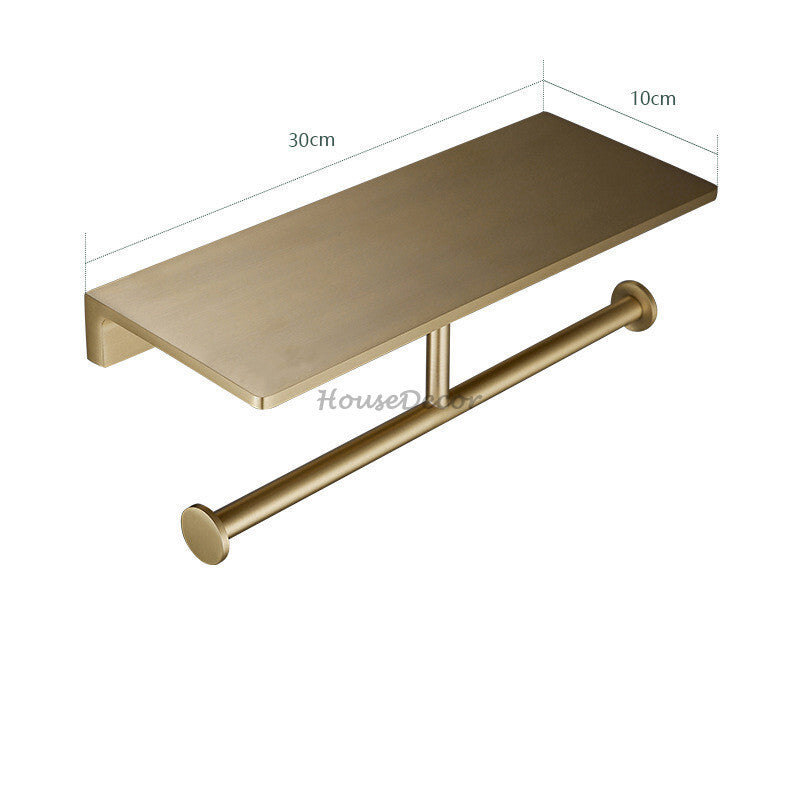 Modern Brass toilet paper holder detailed product view detail view