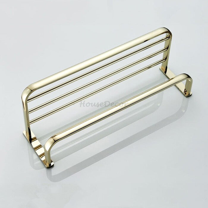 Gold towel rack wall mounted design additional view