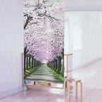 Modern Fabric doorway curtain room divider design main view