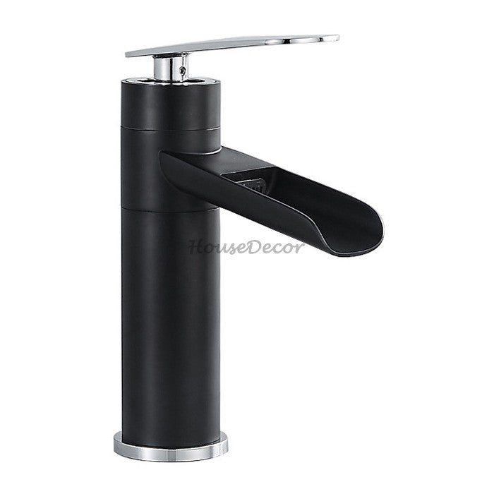 Modern bath shower mixer tap waterfall spout additional view