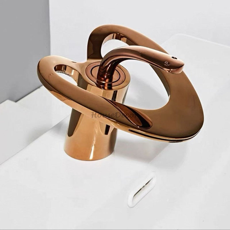 Modern bath shower mixer tap waterfall spout additional view