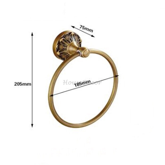 Modern towel ring wall mounted design additional view