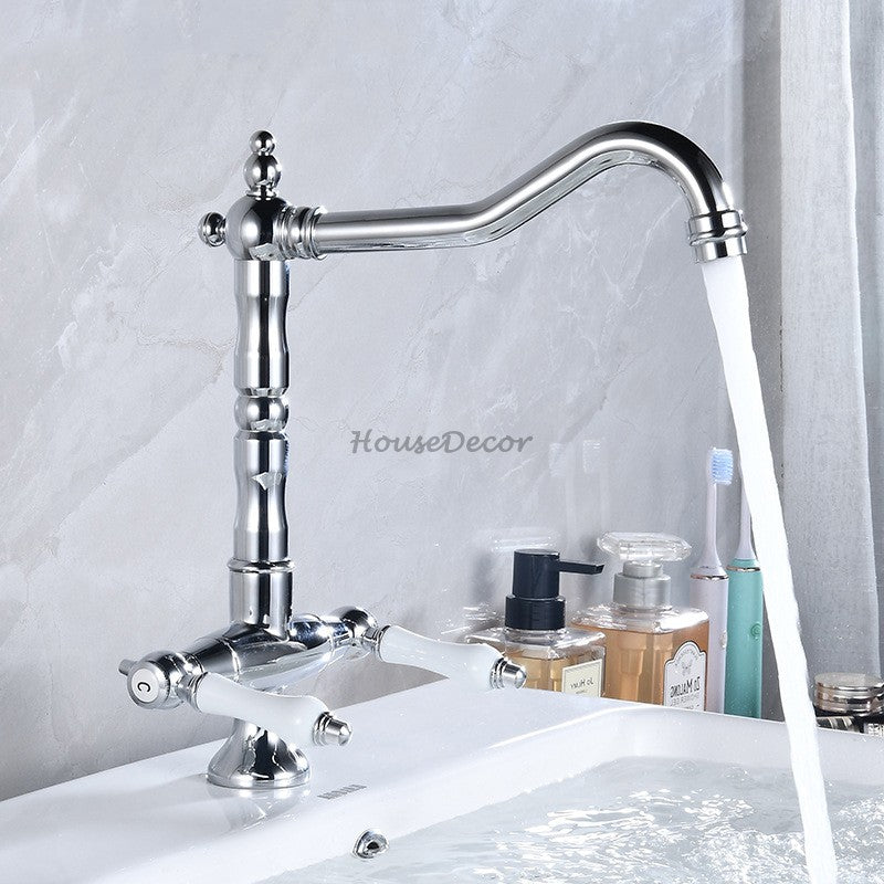 Modern Ceramic bath shower mixer tap swivel spout additional view