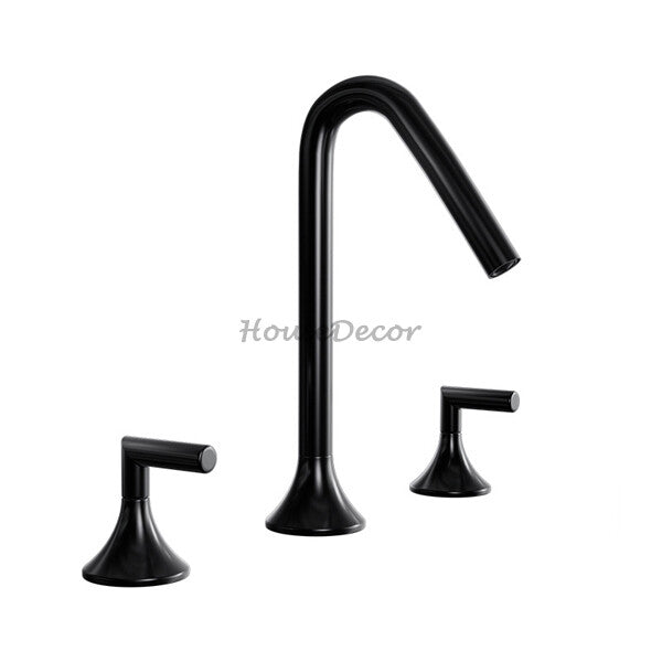 Modern bath shower mixer tap swivel spout main view