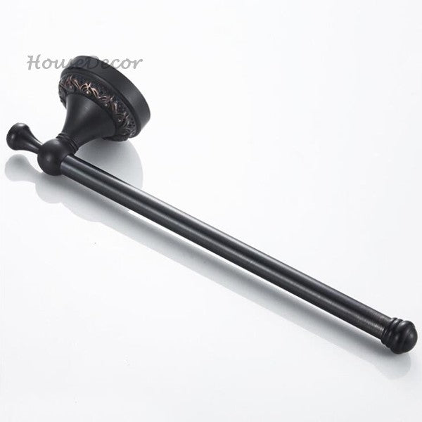 Bronze Brass towel rack wall mounted design detail view