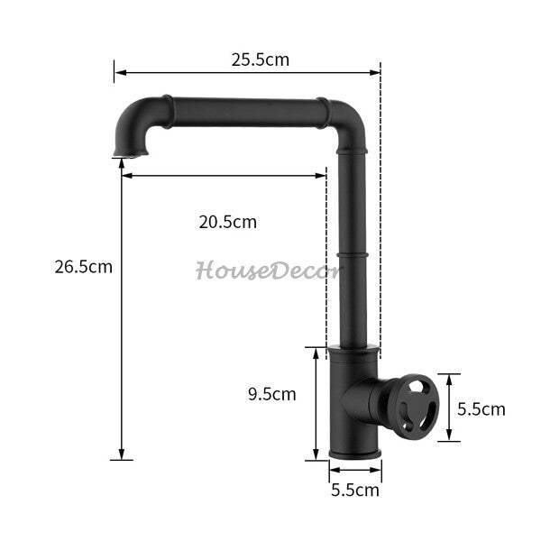 Modern Brass kitchen sink mixer tap swivel spout additional view