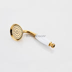 Gold bath shower mixer tap detailed product view additional view