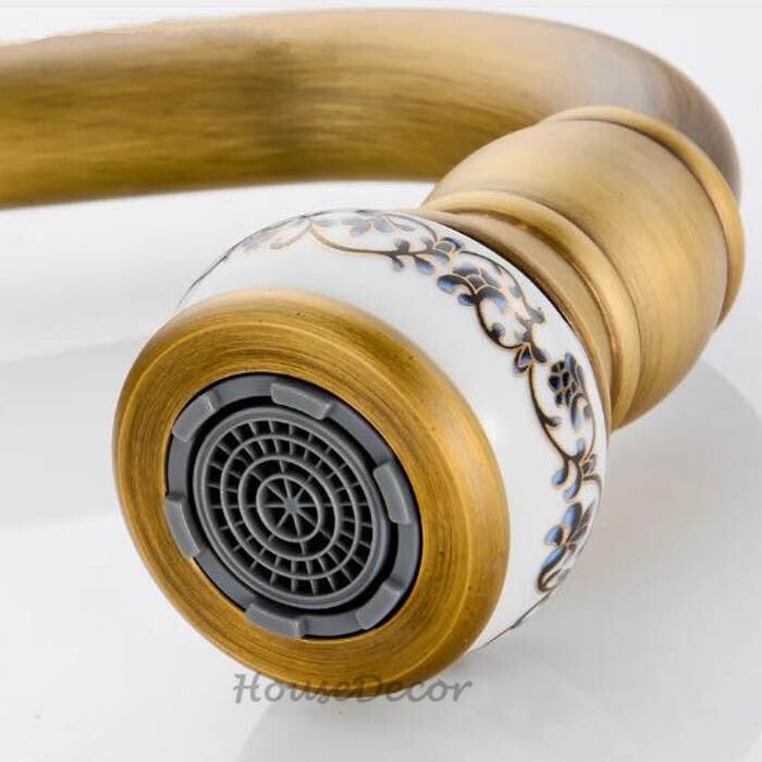 Antique Brass bath shower mixer tap detailed product view detail view