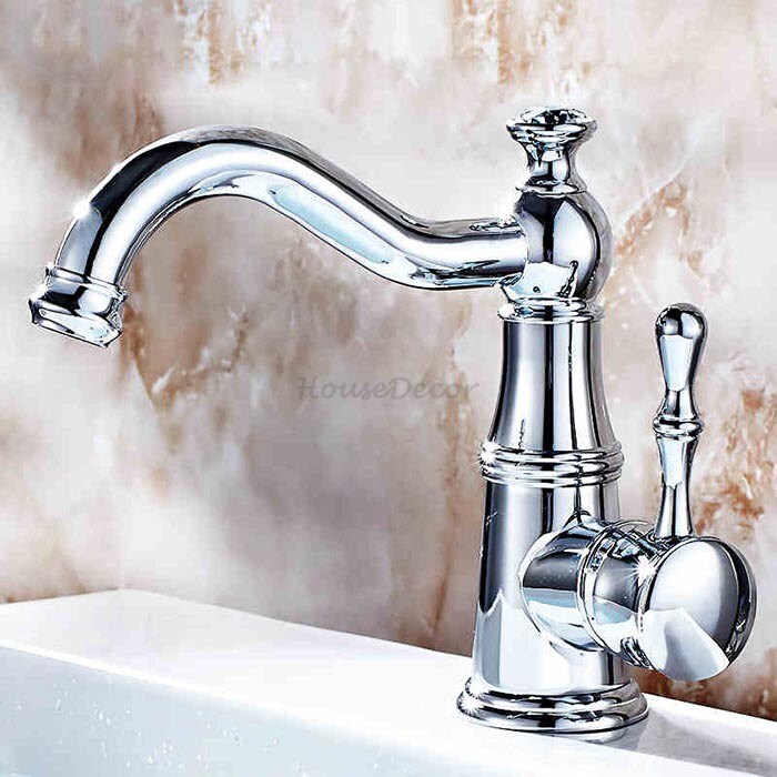 Modern bath shower mixer tap swivel spout main view