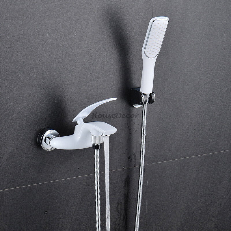 Modern bath shower mixer tap wall mounted design additional view