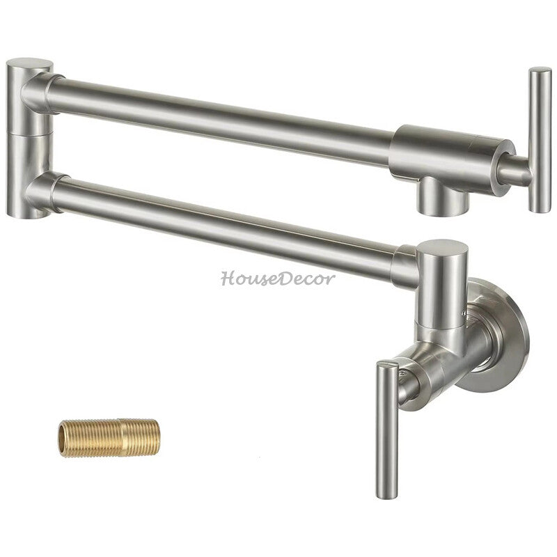 Modern kitchen sink mixer tap folding spout additional view