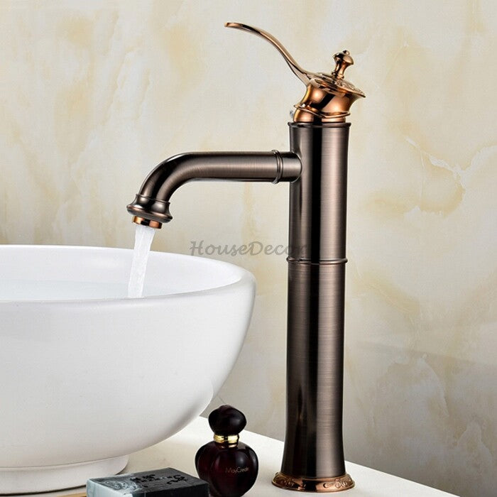 Bronze bath shower mixer tap deck mounted design additional view
