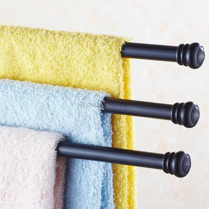 Modern towel rack swivel spout additional view