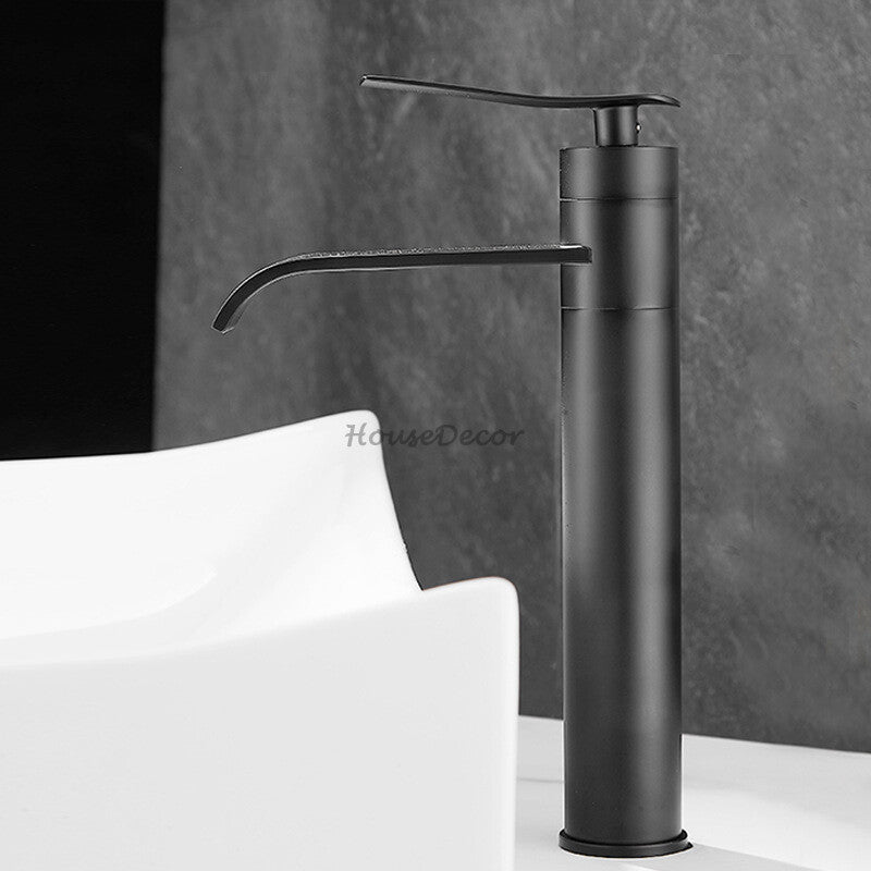Modern Brass bath shower mixer tap waterfall spout additional view