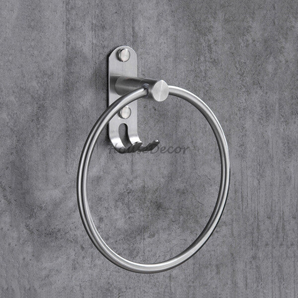 Modern Stainless Steel towel ring detailed product view detail view